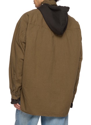 背面 - 点击放大 - MIHARA YASUHIRO - Layered Hoodie Detail Shirt