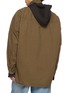 背面 - 点击放大 - MIHARA YASUHIRO - Layered Hoodie Detail Shirt