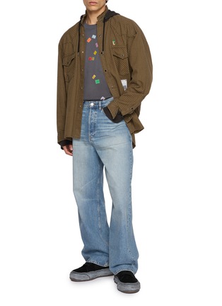 模特儿示范图 - 点击放大 - MIHARA YASUHIRO - Layered Hoodie Detail Shirt