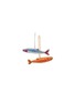 首图 –点击放大 - STUDIO THIE - Sardine Fish Pair Embroidered Ornament - Set of 2