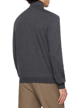 背面 - 点击放大 - EQUIL - Double-Placket Zip-Up Cardigan