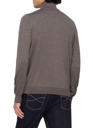 背面 - 点击放大 - EQUIL - Double-Placket Zip-Up Cardigan