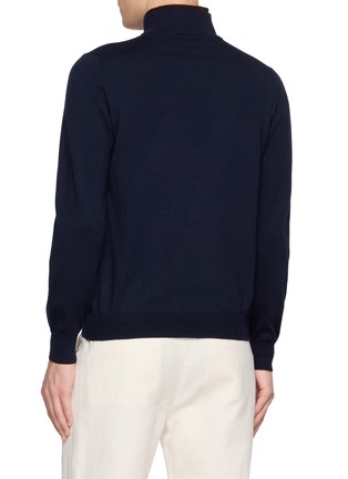 背面 - 点击放大 - EQUIL - Layered Quarter Zip Collar Sweater