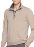  - EQUIL - Layered Quarter Zip Collar Sweater