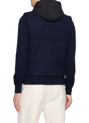 背面 - 点击放大 - EQUIL - Ribbed Knit Hooded Vest