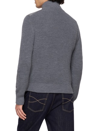 背面 - 点击放大 - EQUIL - Padded Knit-Sleeve Zip-Up Jacket