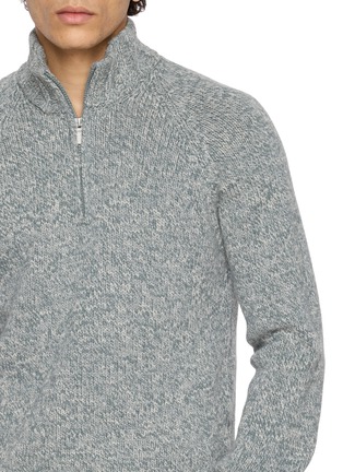  - EQUIL - Marled Half-Zip Knit Sweater