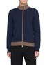 首图 - 点击放大 - EQUIL - Contrast Trim Zip Up Knit Cardigan