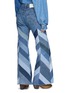 背面 - 点击放大 - E.L.V. DENIM - Farrah Chevron Patchwork Flared Jeans
