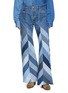 首图 - 点击放大 - E.L.V. DENIM - Farrah Chevron Patchwork Flared Jeans