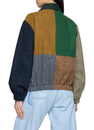 背面 - 点击放大 - E.L.V. DENIM - Kara Patchwork Bomber Jacket