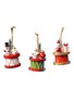 首图 –点击放大 - PFAFF - Festive Scene Wooden Drum Hanging Ornament Set