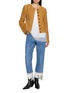 模特儿示范图 - 点击放大 - E.L.V. DENIM - Audrey Printed Cuffs Denim Jeans