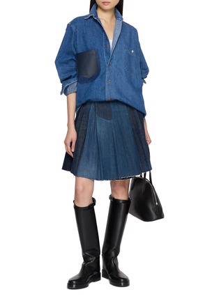 模特儿示范图 - 点击放大 - E.L.V. DENIM - Billie Mini Skirt