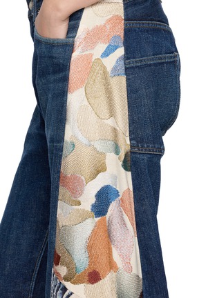 - E.L.V. DENIM - Freya Contrast Panel Wide Leg Jeans
