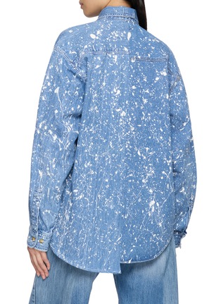 背面 - 点击放大 - E.L.V. DENIM - Paint Splatter Denim Shirt