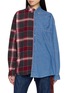 首图 - 点击放大 - E.L.V. DENIM - Martha Contrast Patchwork Shirt