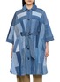 首图 - 点击放大 - E.L.V. DENIM - Celeste Belted Patchwork Denim Coat
