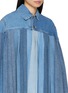  - E.L.V. DENIM - Pleated Denim Cape