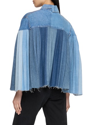 背面 - 点击放大 - E.L.V. DENIM - Pleated Denim Cape