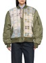 首图 - 点击放大 - E.L.V. DENIM - Rio Patterned Panel Bomber Jacket