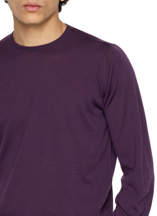  - JOHN SMEDLEY - Easy Fit Merino Wool Crewneck Sweater
