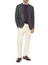 模特儿示范图 - 点击放大 - JOHN SMEDLEY - Easy Fit Merino Wool Crewneck Sweater