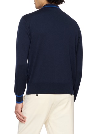 背面 - 点击放大 - JOHN SMEDLEY - Standard Fit Merino Wool Cardigan