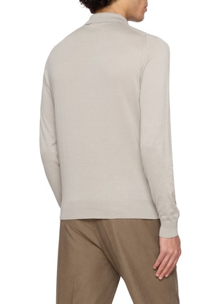 背面 - 点击放大 - JOHN SMEDLEY - Standard Fit Sea Island Cotton Polo