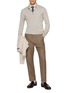 模特儿示范图 - 点击放大 - JOHN SMEDLEY - Standard Fit Sea Island Cotton Polo