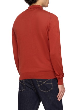 背面 - 点击放大 - JOHN SMEDLEY - Standard Fit Sea Island Cotton Polo