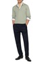 模特儿示范图 - 点击放大 - JOHN SMEDLEY - Standard Fit Sea Island Cotton Polo