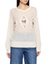 首图 - 点击放大 - LAOWLA - Appliqué Knit Sweater