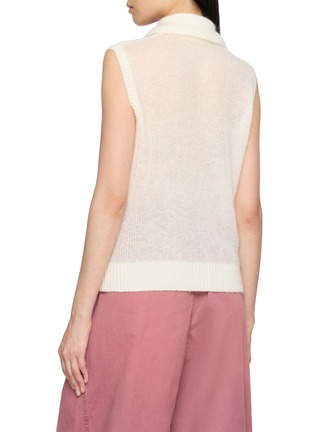 背面 - 点击放大 - LAOWLA - Appliqué Knit Sweater Vest