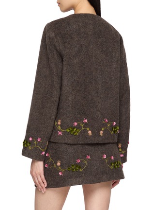 背面 - 点击放大 - LAOWLA - Coffee Tree Embroidered Blazer Jacket