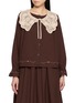 首图 - 点击放大 - LAOWLA - Wool Cape Embroidered Blouse