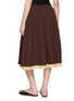 背面 - 点击放大 - LAOWLA - Embroidered Reversible Midi Skirt