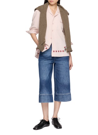 模特儿示范图 - 点击放大 - LAOWLA - Embroidered Shirt