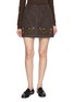 首图 - 点击放大 - LAOWLA - Coffee Tree Embroidered Mini Skirt