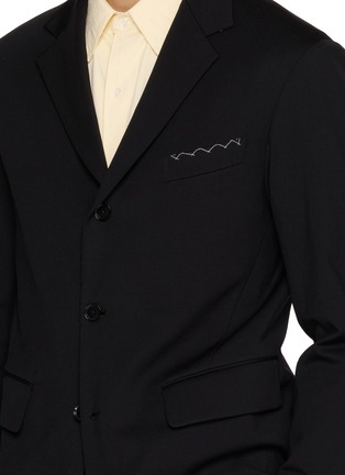  - GOOD PEOPLE GOOD STITCHING GOOD PRODUCT - Diagonal Stitch Single Breasted Blazer Jacket