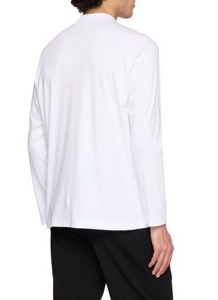 背面 - 点击放大 - GOOD PEOPLE GOOD STITCHING GOOD PRODUCT - Mock Neck Long Sleeve T-shirt