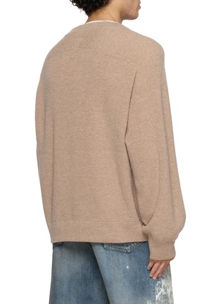 背面 - 点击放大 - ANCELLM - Zip Up Knit Cardigan