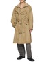 模特儿示范图 - 点击放大 - ANCELLM - Aged Belted Cotton Coat