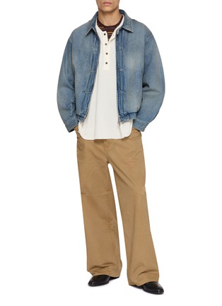 模特儿示范图 - 点击放大 - ANCELLM - Aging Chino Slacks