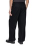 背面 - 点击放大 - ANCELLM - Pleated Integrated Belt Wool Wide Leg Pants