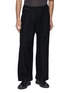 首图 - 点击放大 - ANCELLM - Pleated Integrated Belt Wool Wide Leg Pants