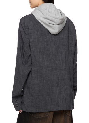 背面 - 点击放大 - MIHARA YASUHIRO - Three Layered Houndstooth Single Breasted Blazer