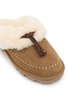 细节 - 点击放大 - UGG - Coquette Stitch Suede Shearling Slides