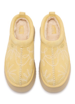 细节 - 点击放大 - UGG - Tazz Botanic Suede Shearling Slides