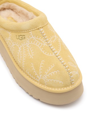 细节 - 点击放大 - UGG - Tazz Botanic Suede Shearling Slides